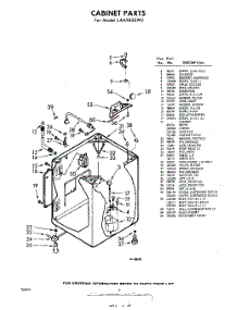 02 - Cabinet parts for Whirlpool Washer LAA9800W0 / from AppliancePartsPros.com