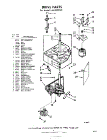 03 - Drive parts for Whirlpool Washer LAA9800W0 / from AppliancePartsPros.com