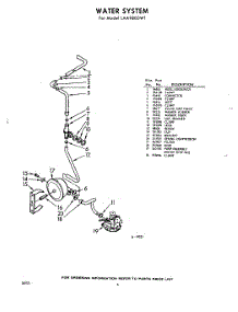 06 - Water System parts for Whirlpool Washer LAA9800W1 / from AppliancePartsPros.com