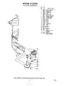 06 - Water System parts for Whirlpool Washer LAA9800W2 / from AppliancePartsPros.com