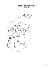05 - Oven Electrical parts for Whirlpool Range SF365BEWN2 / from AppliancePartsPros.com