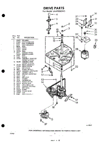 03 - Drive parts for Whirlpool Washer LAA9800W3 / from AppliancePartsPros.com