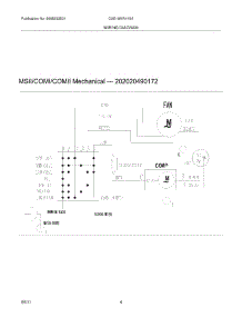 04 - Wiring Diagram parts for Frigidaire Air Conditioner CAE10MR410A10 from AppliancePartsPros.com