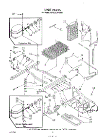10 - Unit parts for Kitchenaid Refrigerator KSRS25QWAL11 / from AppliancePartsPros.com