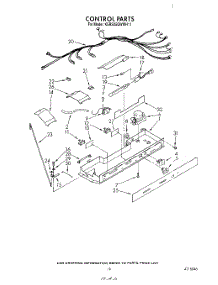 12 - Control parts for Kitchenaid Refrigerator KSRS25QWAL11 / from AppliancePartsPros.com