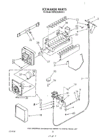 13 - Ice Maker , Not Illustrated parts for Kitchenaid Refrigerator KSRS25QWAL11 / from AppliancePartsPros.com