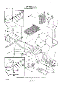 10 - Unit parts for Kitchenaid Refrigerator KSRS25QWAL13 / from AppliancePartsPros.com