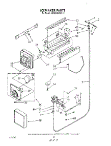 13 - Ice Maker , Not Illustrated parts for Kitchenaid Refrigerator KSRS25QWAL13 / from AppliancePartsPros.com