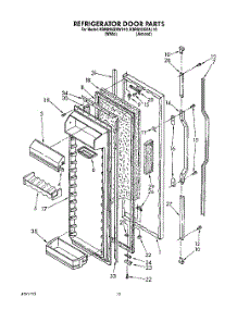 07 - Refrigerator Door parts for Kitchenaid Refrigerator KSRS25QXAL10 / from AppliancePartsPros.com