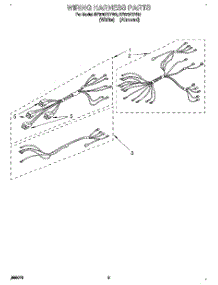 06 - Wiring Harness, Optional parts for Whirlpool Range RF370PXYN2 / from AppliancePartsPros.com