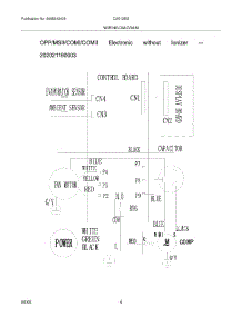 04 - Wiring Diagram parts for Frigidaire Air Conditioner CAE12ESRB / from AppliancePartsPros.com