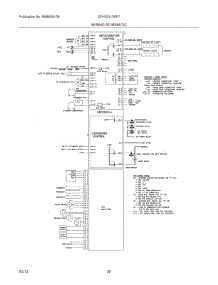 20 - Wiring Schematic parts for Frigidaire Refrigerator DFHS2313MF7 / from AppliancePartsPros.com