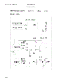 04 - Wiring Diagram parts for Frigidaire Air Conditioner CAE12ESRR410A13 from AppliancePartsPros.com
