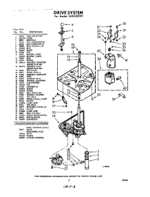 03 - Drive , Optional parts for Whirlpool Washer LAB4500W1 / from AppliancePartsPros.com