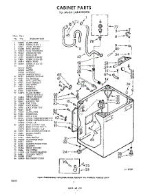 02 - Cabinet parts for Whirlpool Washer LAB4900W0 / from AppliancePartsPros.com