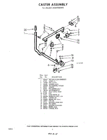 06 - Caster parts for Whirlpool Washer LAB4900W0 / from AppliancePartsPros.com