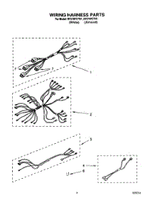 06 - Wiring Harness parts for Whirlpool Range RF375PCYN1 / from AppliancePartsPros.com