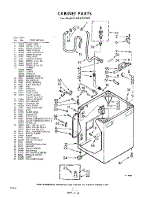 02 - Cabinet parts for Whirlpool Washer LAB4900W2 / from AppliancePartsPros.com