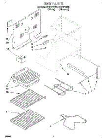 04 - Unit, Literature parts for Whirlpool Range RF375PCYN2 / from AppliancePartsPros.com