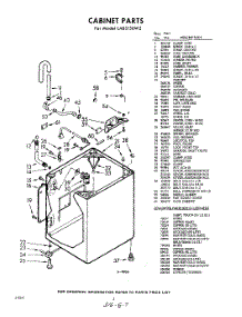 02 - Cabinet parts for Whirlpool Washer LAB5150W2 / from AppliancePartsPros.com