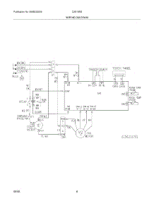06 - Wiring Diagram parts for Frigidaire Air Conditioner CAE15ESR16 / from AppliancePartsPros.com