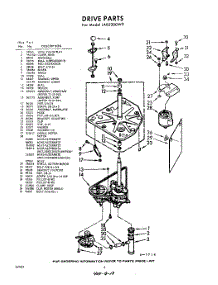 04 - Drive parts for Whirlpool Washer LAB5300W0 / from AppliancePartsPros.com