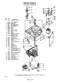 04 - Drive parts for Whirlpool Washer LAB5300W1 / from AppliancePartsPros.com