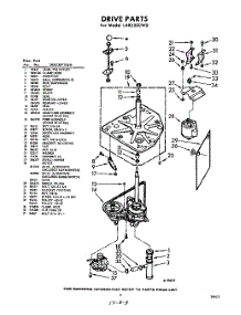 03 - Drive parts for Whirlpool Washer LAB5500W0 / from AppliancePartsPros.com