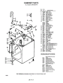 02 - Cabinet parts for Whirlpool Washer LAB5500W1 / from AppliancePartsPros.com