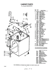 02 - Cabinet parts for Whirlpool Washer LAB5500W2 / from AppliancePartsPros.com
