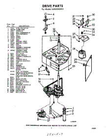 03 - Drive parts for Whirlpool Washer LAB5500W2 / from AppliancePartsPros.com