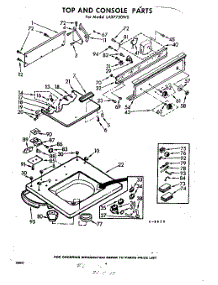 04 - Top And Console parts for Whirlpool Washer LAB7750W0 / from AppliancePartsPros.com