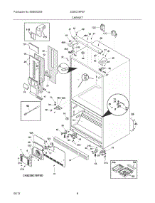 07 - Cabinet parts for Frigidaire Refrigerator E23BC78IPSF / from AppliancePartsPros.com