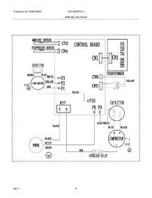 04 - Wiring Diagram parts for Frigidaire Air Conditioner CAE15ESRR410A13 from AppliancePartsPros.com