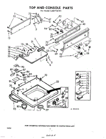 04 - Top And Console parts for Whirlpool Washer LAB7750W1 / from AppliancePartsPros.com