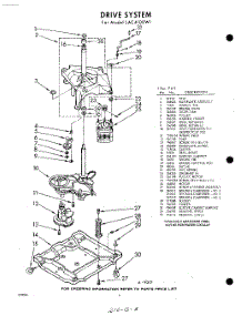 06 - Drive parts for Whirlpool Washer LAC4100W1 / from AppliancePartsPros.com