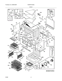 05 - Body parts for Frigidaire Oven E30EW7CGSS2 / from AppliancePartsPros.com