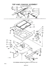 04 - Top And Console parts for Whirlpool Washer LAC4500W0 / from AppliancePartsPros.com