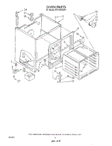 06 - Section parts for Whirlpool Range RF375PXWN1 / from AppliancePartsPros.com