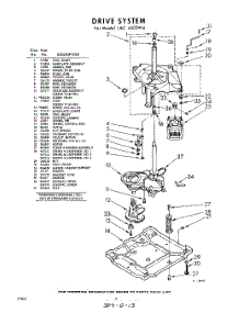 06 - Drive parts for Whirlpool Washer LAC4500W4 / from AppliancePartsPros.com