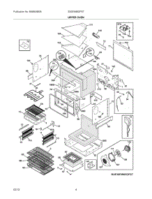 05 - Upper Oven parts for Frigidaire Oven E30EW85GPS7 / from AppliancePartsPros.com