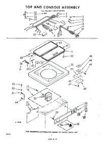 04 - Top And Console parts for Whirlpool Washer LAC4700W0 / from AppliancePartsPros.com