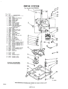 06 - Drive parts for Whirlpool Washer LAC4700W0 / from AppliancePartsPros.com