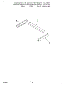 07 - Microwave Compartment parts for Kitchenaid Oven KEHC379JSS0 / from AppliancePartsPros.com