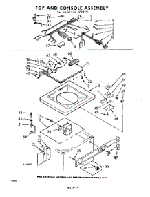 04 - Top And Console parts for Whirlpool Washer LAC4700W1 / from AppliancePartsPros.com