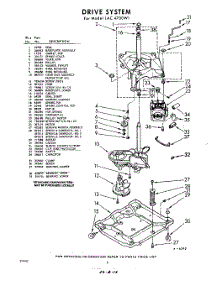 06 - Drive parts for Whirlpool Washer LAC4700W1 / from AppliancePartsPros.com
