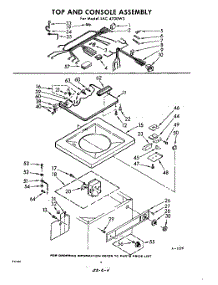 04 - Top And Console parts for Whirlpool Washer LAC4700W3 / from AppliancePartsPros.com