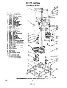 06 - Drive parts for Whirlpool Washer LAC4700W3 / from AppliancePartsPros.com