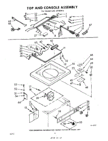 04 - Top And Console parts for Whirlpool Washer LAC4700W4 / from AppliancePartsPros.com