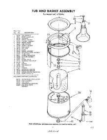 07 -  Tub And Basket , Optional parts for Whirlpool Washer LAC4700W4 / from AppliancePartsPros.com